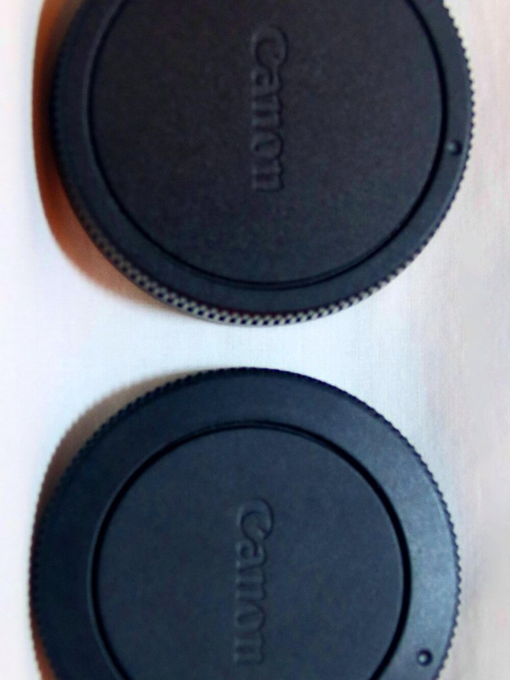 Canon M Series Mirrorless Camera Rear Lens Dust Cap and Camera Body Cap Set Mint